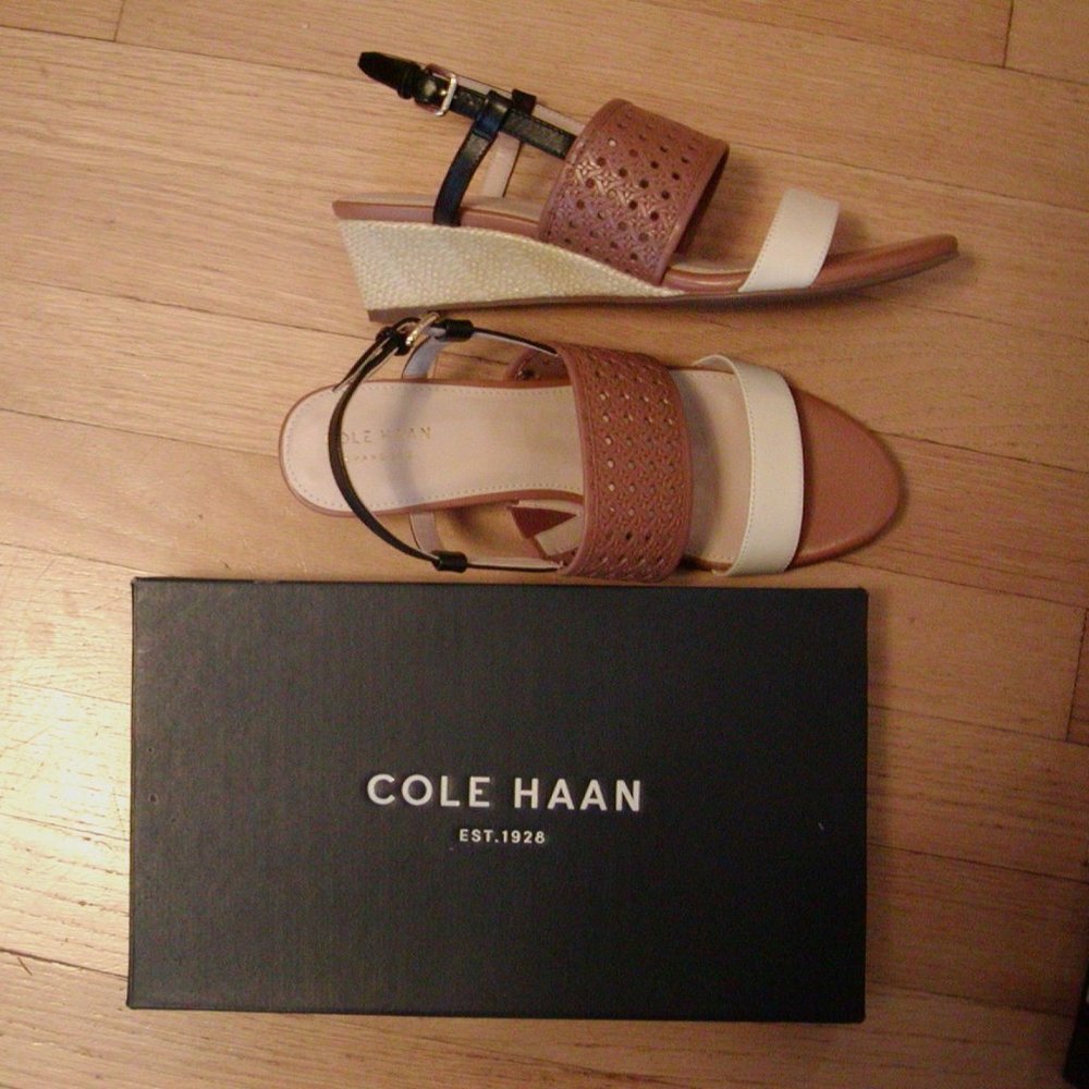 New - Cole Haan Annabel Grand Wedge Sandal -  8.5